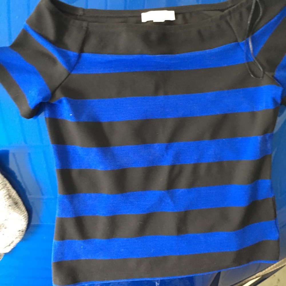 Michael Kor, Blue/Black Stripped top